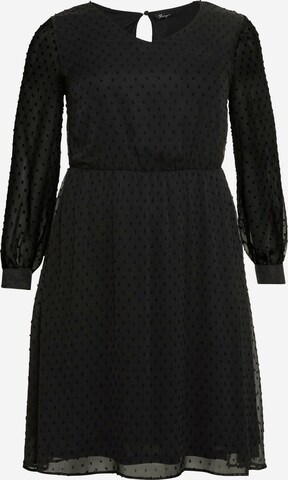 Robe de cocktail SHEEGO en noir : devant