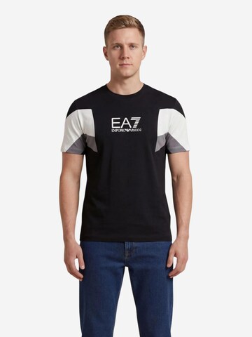 Maglietta '7M001603 AF12503' di EA7 Emporio Armani in nero: frontale