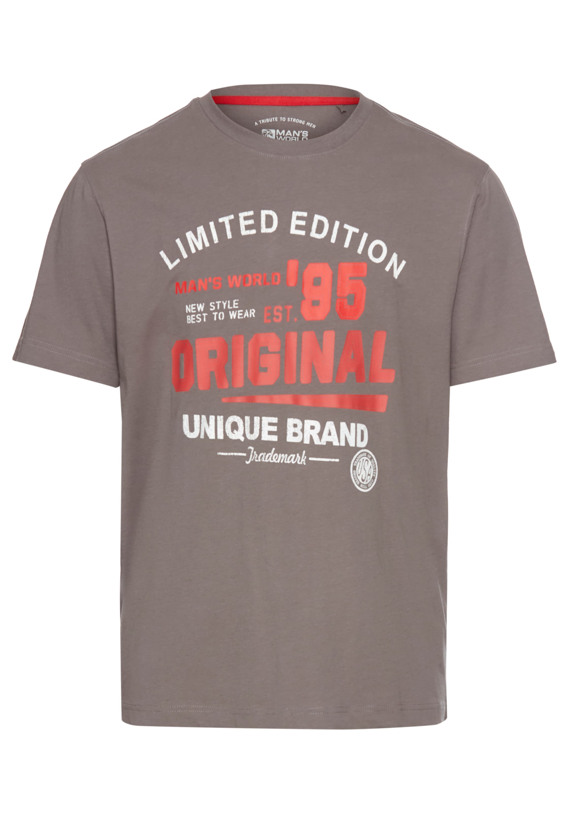Man's World Shirt in Grey: front