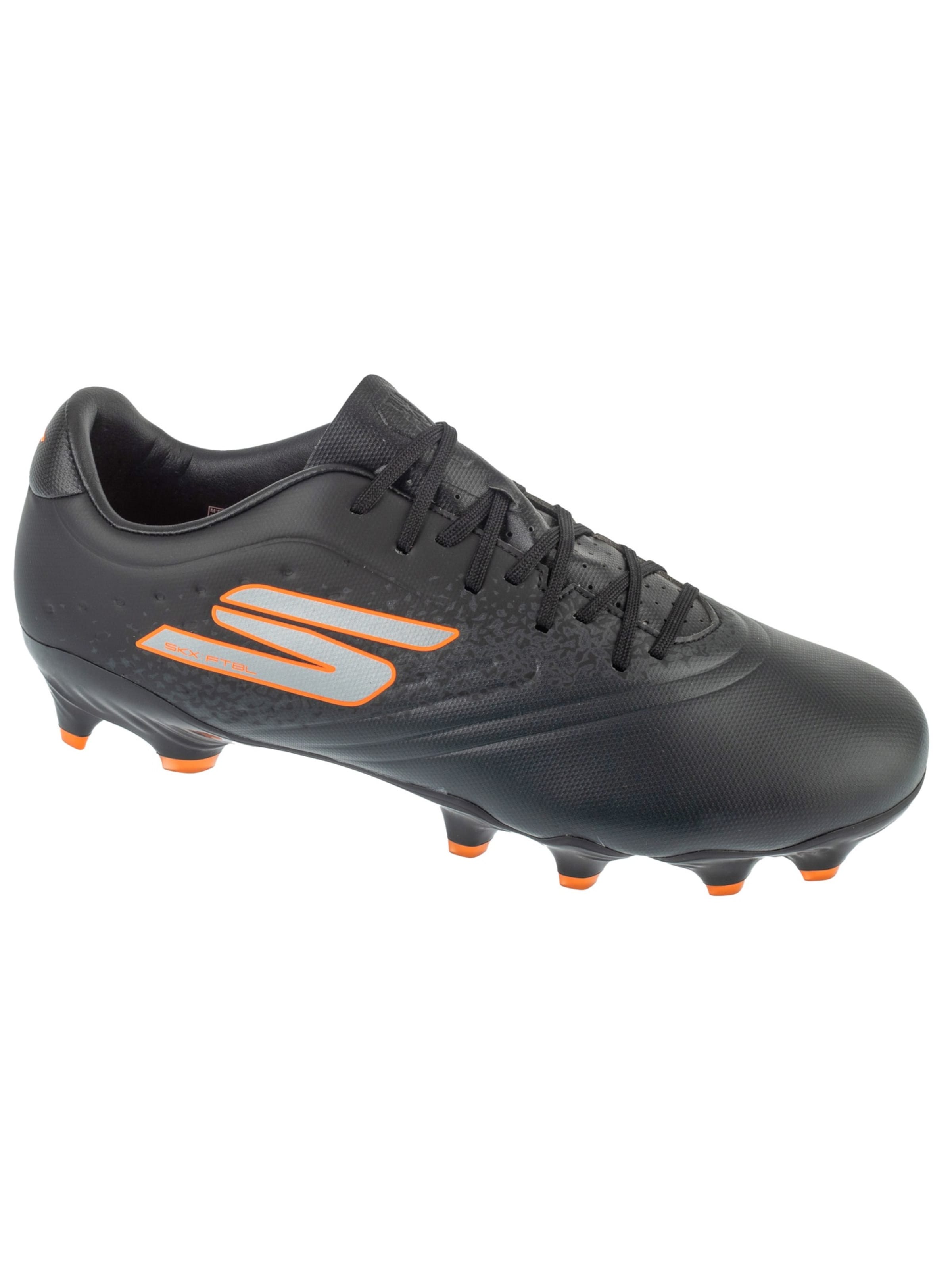 SKECHERS Soccer shoe 'Skechers Razor 1.5 Academy Fg' in Black: front