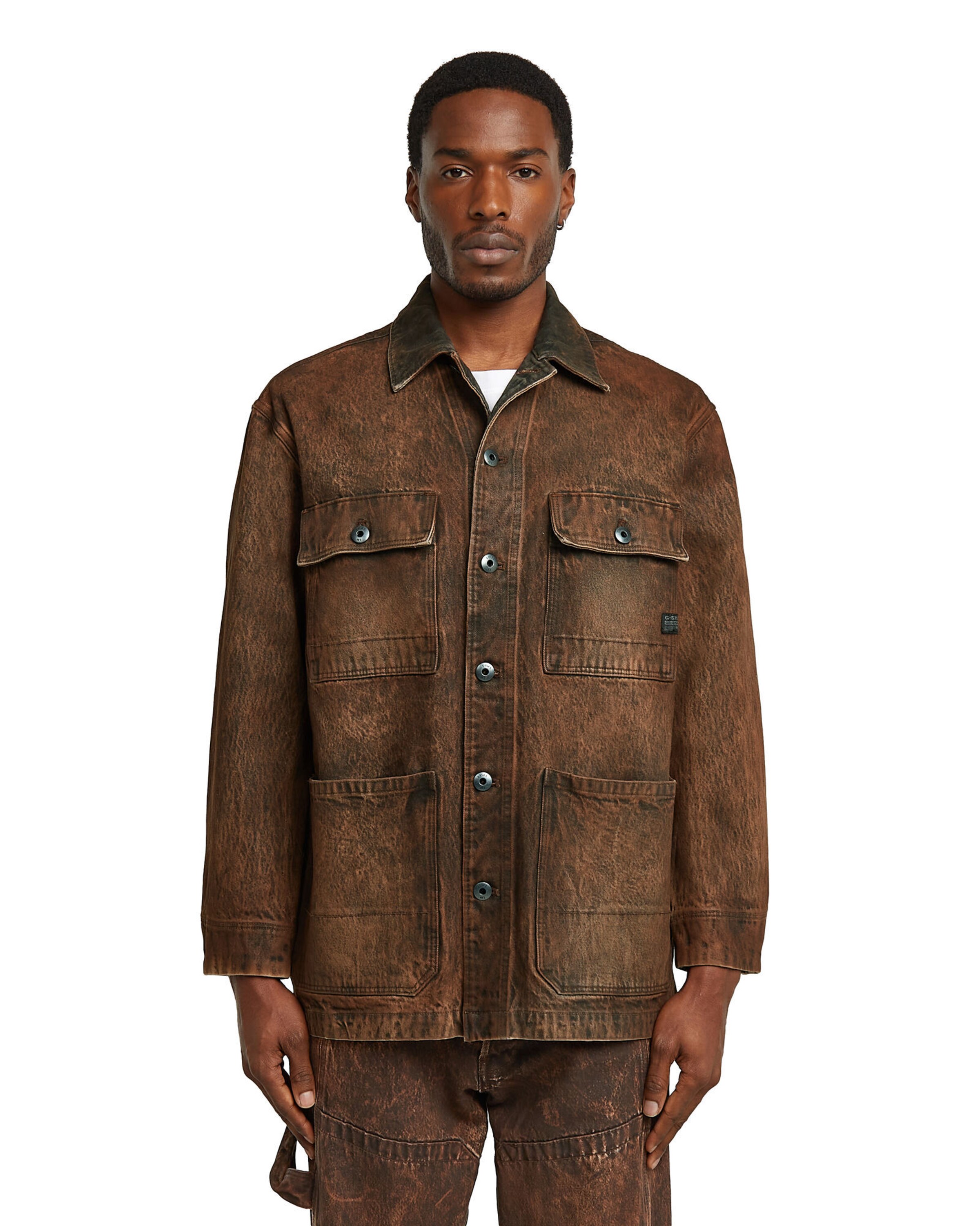 G-STAR Between-season jacket in Blue: front