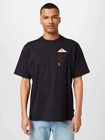 CONVERSE T-Shirt in Schwarz: predná strana