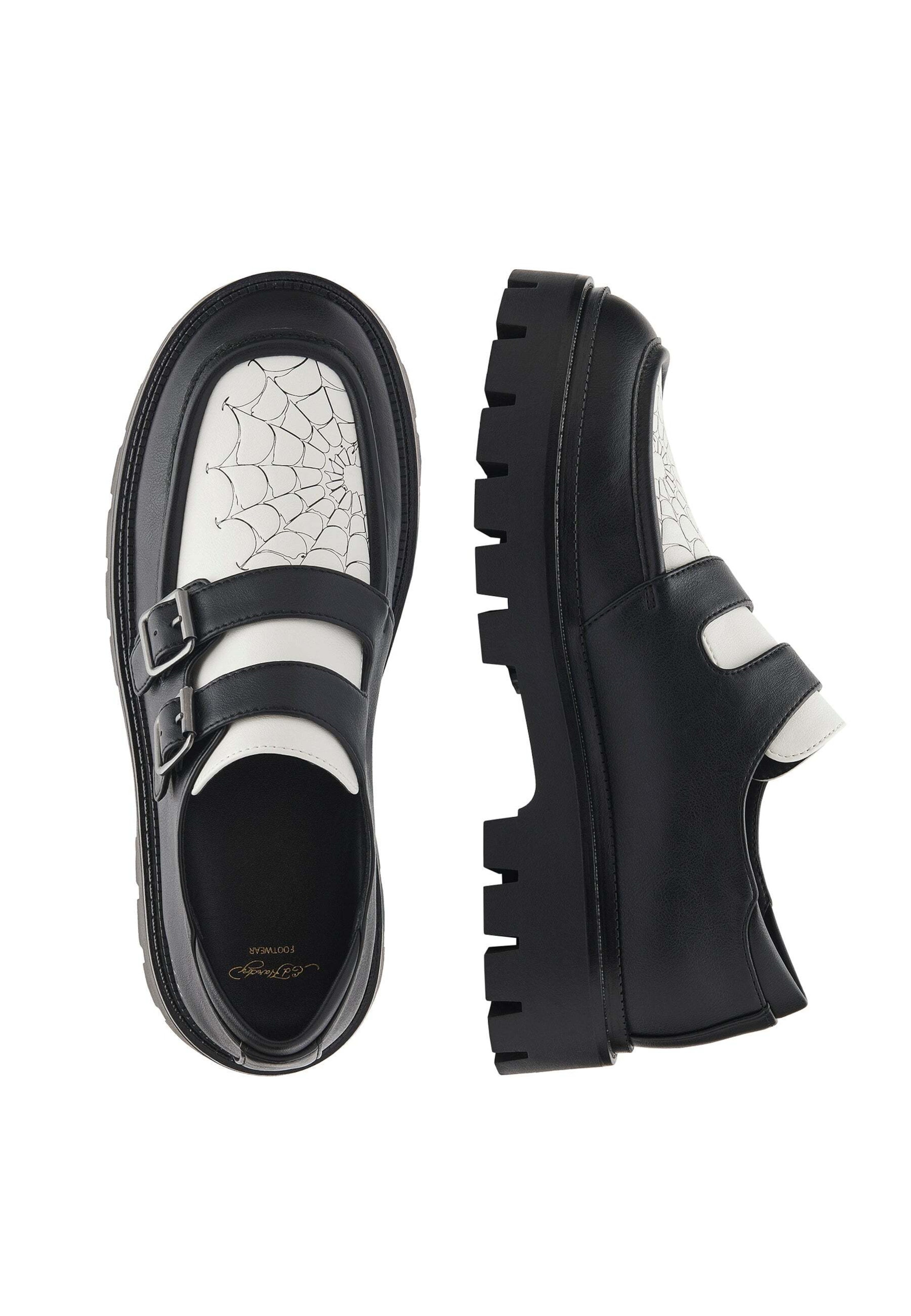 Mocasini de la Ed Hardy pe negru: sus