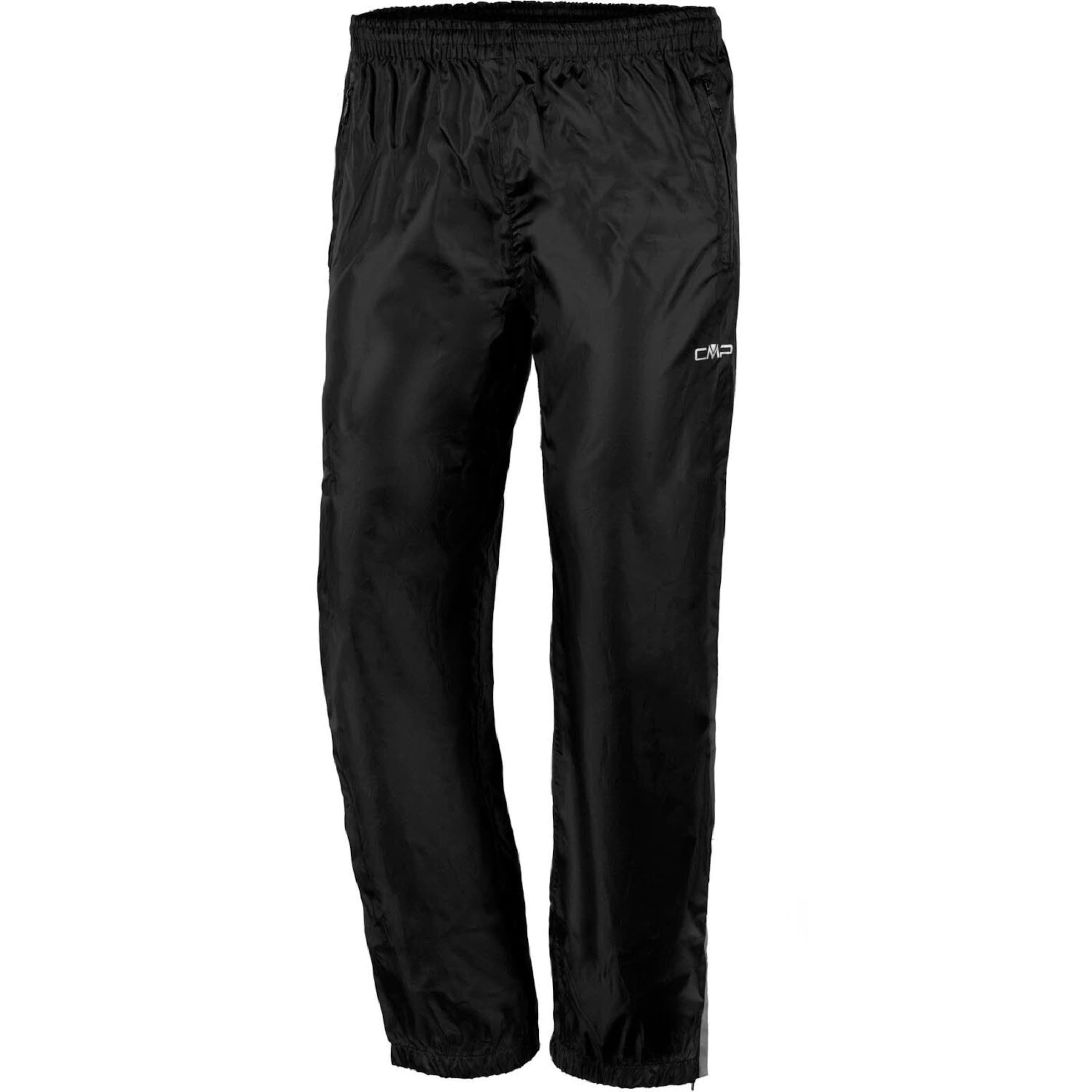 CMP Regular Outdoor Pants in Black: front