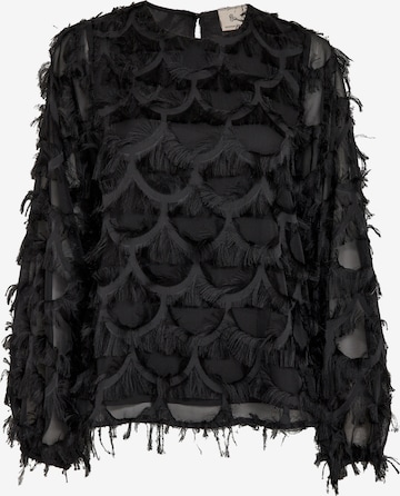 Peppercorn Toppi ' PCKylin Long Sleeve Blouse ' värissä musta: etupuoli