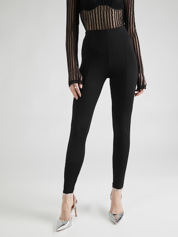 Skinny Pantalon 'Nana' ABOUT YOU en noir : devant