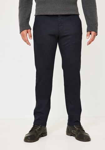 REDPOINT Slimfit Chinohose in Blau: Vorderseite