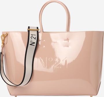 N°21 Ostoskassi värissä beige: etupuoli