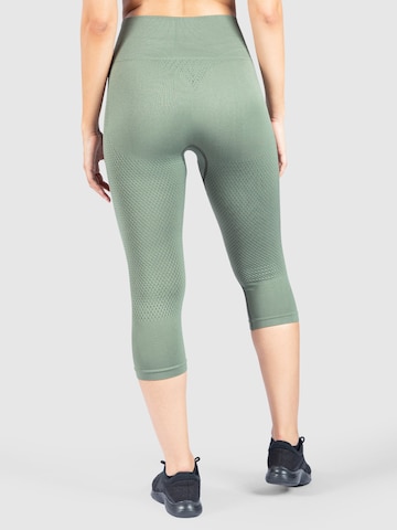 Smilodox Skinny Workout Pants 'Bloom' in Green