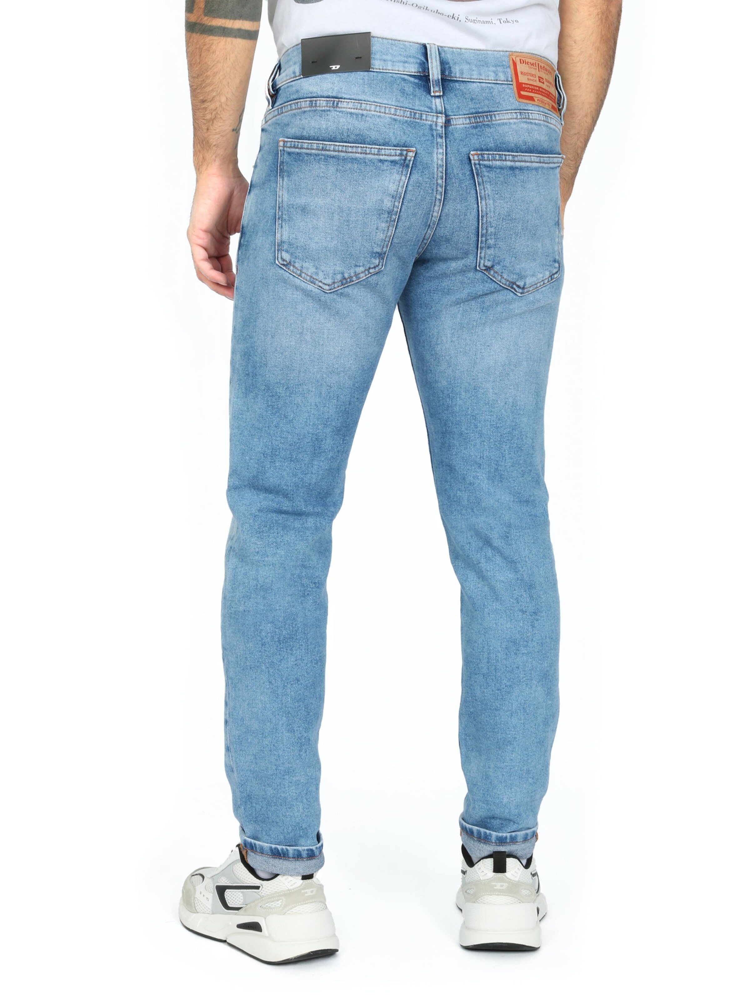 Slimfit Jeans 'D-STRUKT' di DIESEL in blu