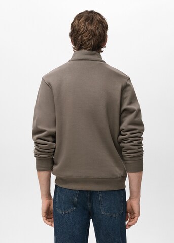MANGO MAN Sweatshirt 'Winny' in Brown