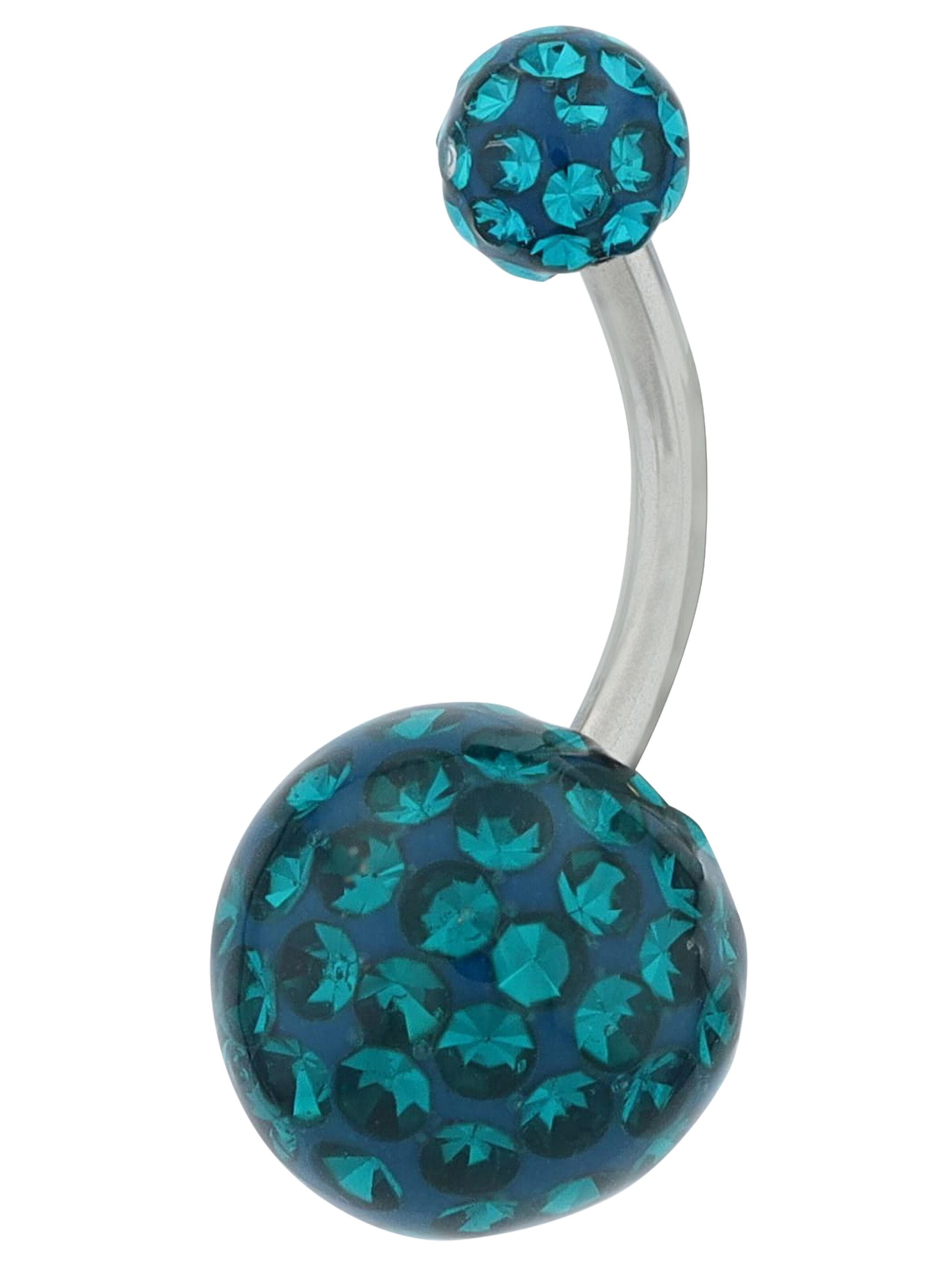 Akzent Piercings 'langlebig' in Green: front