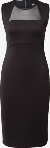 Robe fourreau DKNY en noir : devant