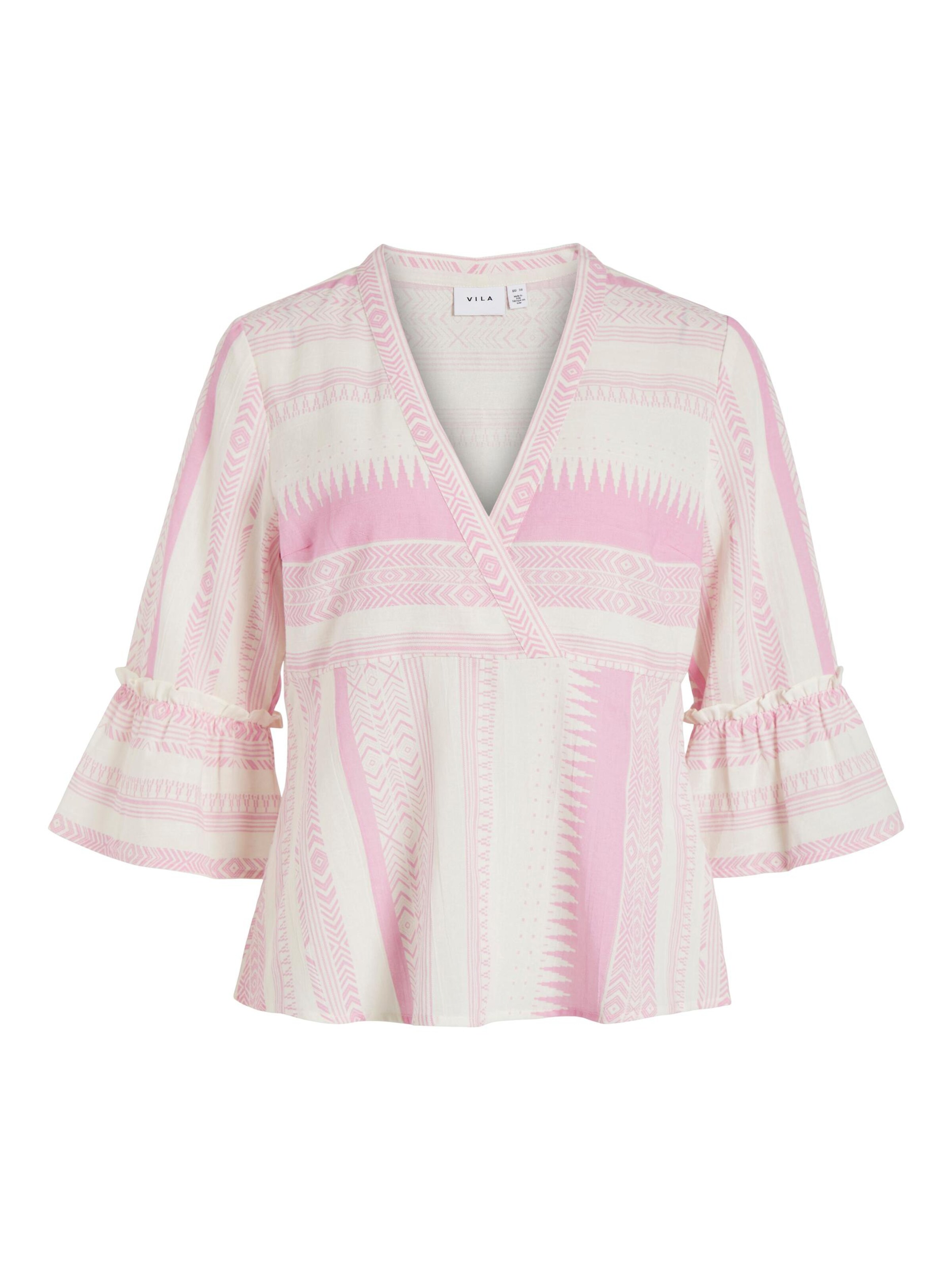 VILA Blouse in Pink: front