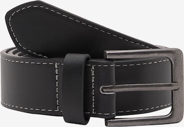 Pull&BearRemen - crna boja: prednji dio