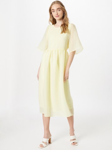 modström - Vestido de cocktail 'Payton' em amarelo: frente