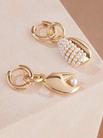 Cath Kidston - Pendientes 'Muschel' en oro