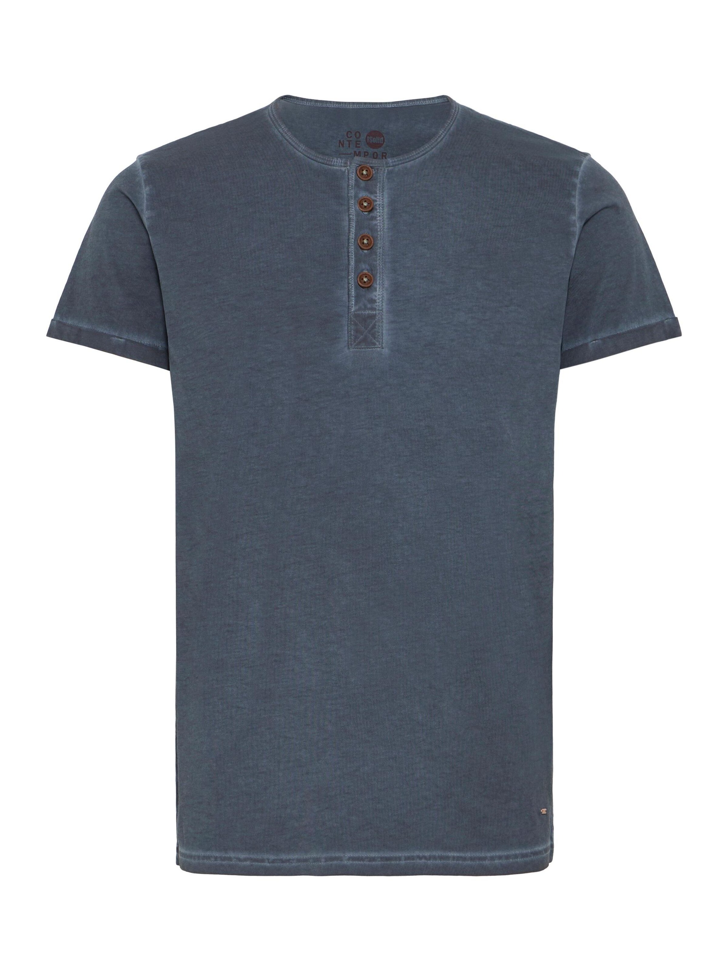 !Solid - Camisa 'Tihn' em azul: frente