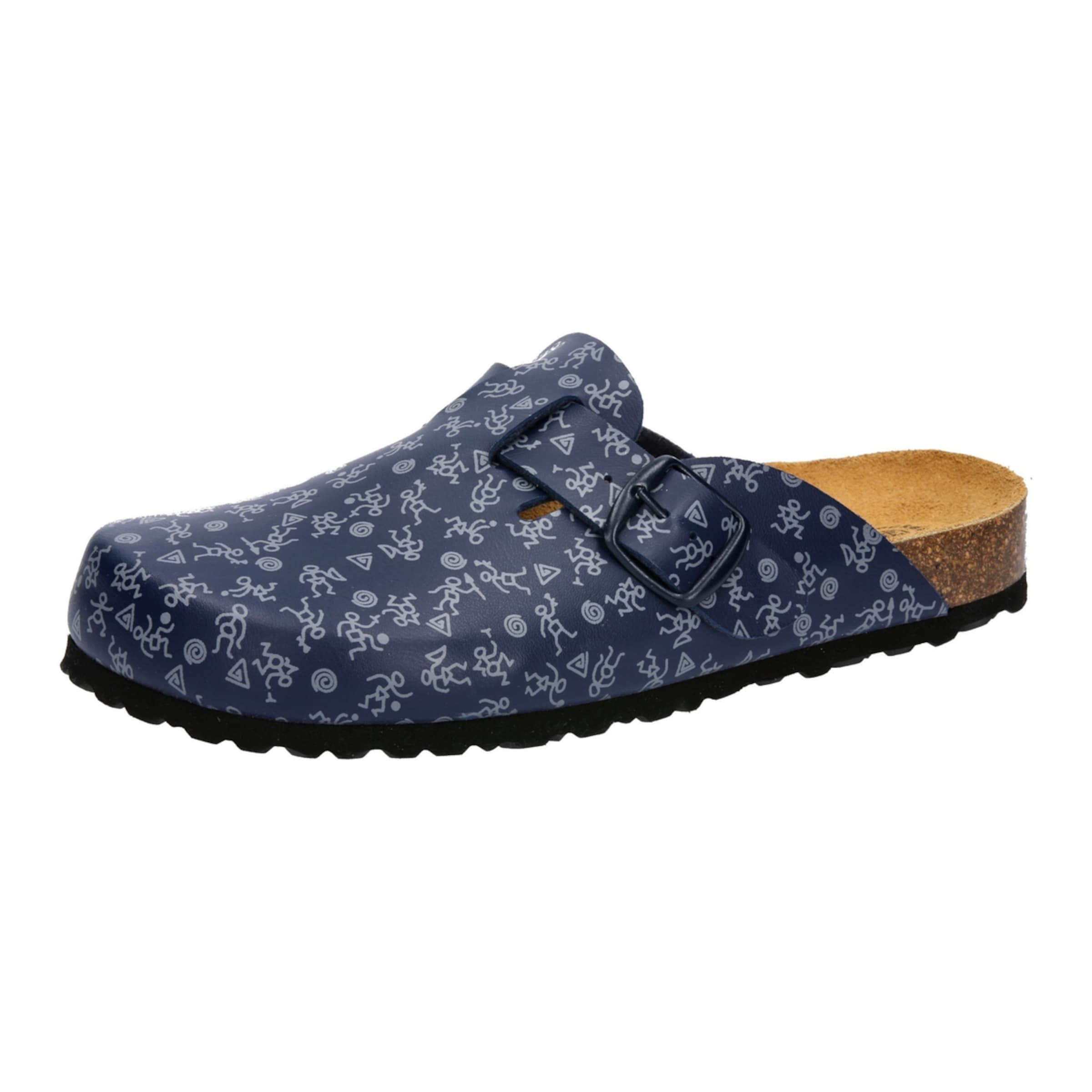 LICO Pantolette in Blau: Vorderseite