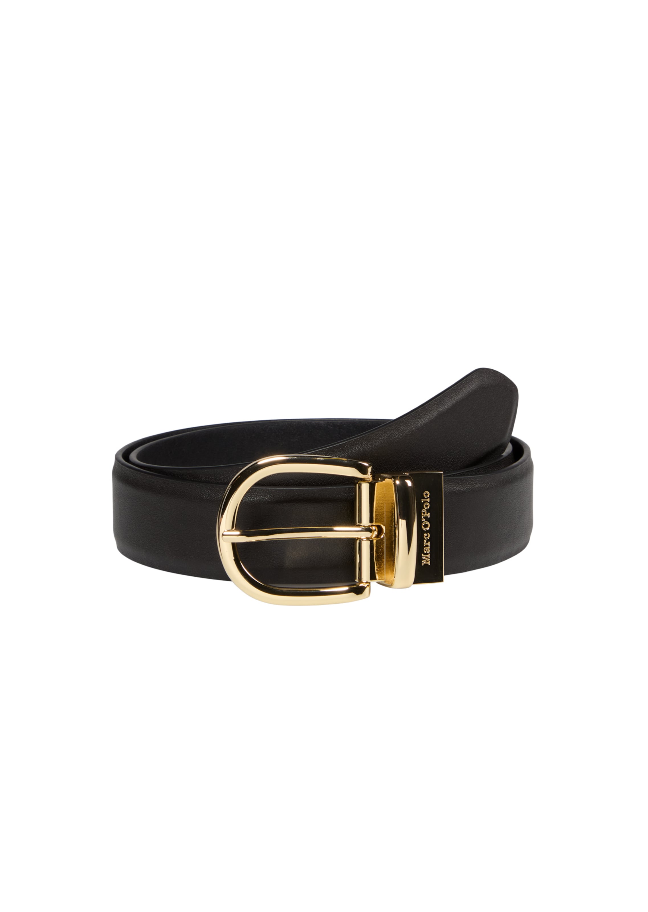 Ceinture 'Anna' Marc O'Polo en marron : devant