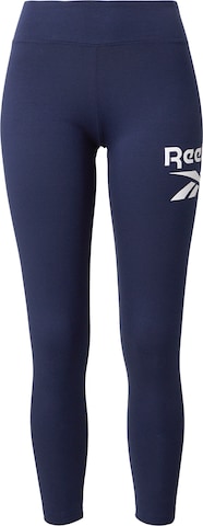 ReebokSkinny Sportske hlače 'WILLOW' - plava boja: prednji dio