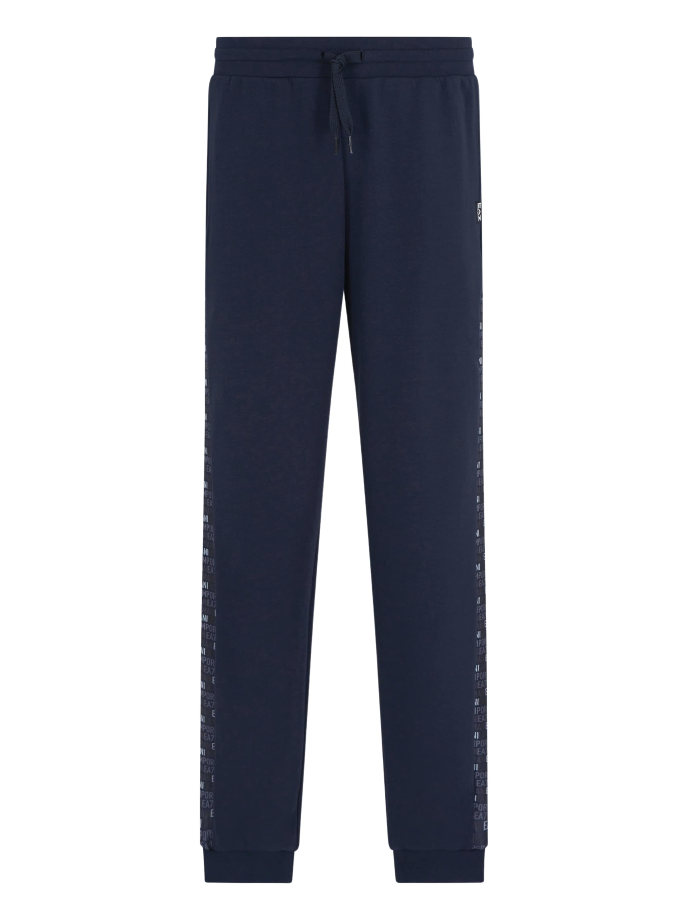 Effilé Pantalon EA7 Emporio Armani en bleu : devant
