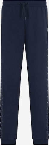 Effilé Pantalon EA7 Emporio Armani en bleu : devant