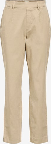 OBJECT Tapered Chinohousut 'Mia' värissä beige: etupuoli