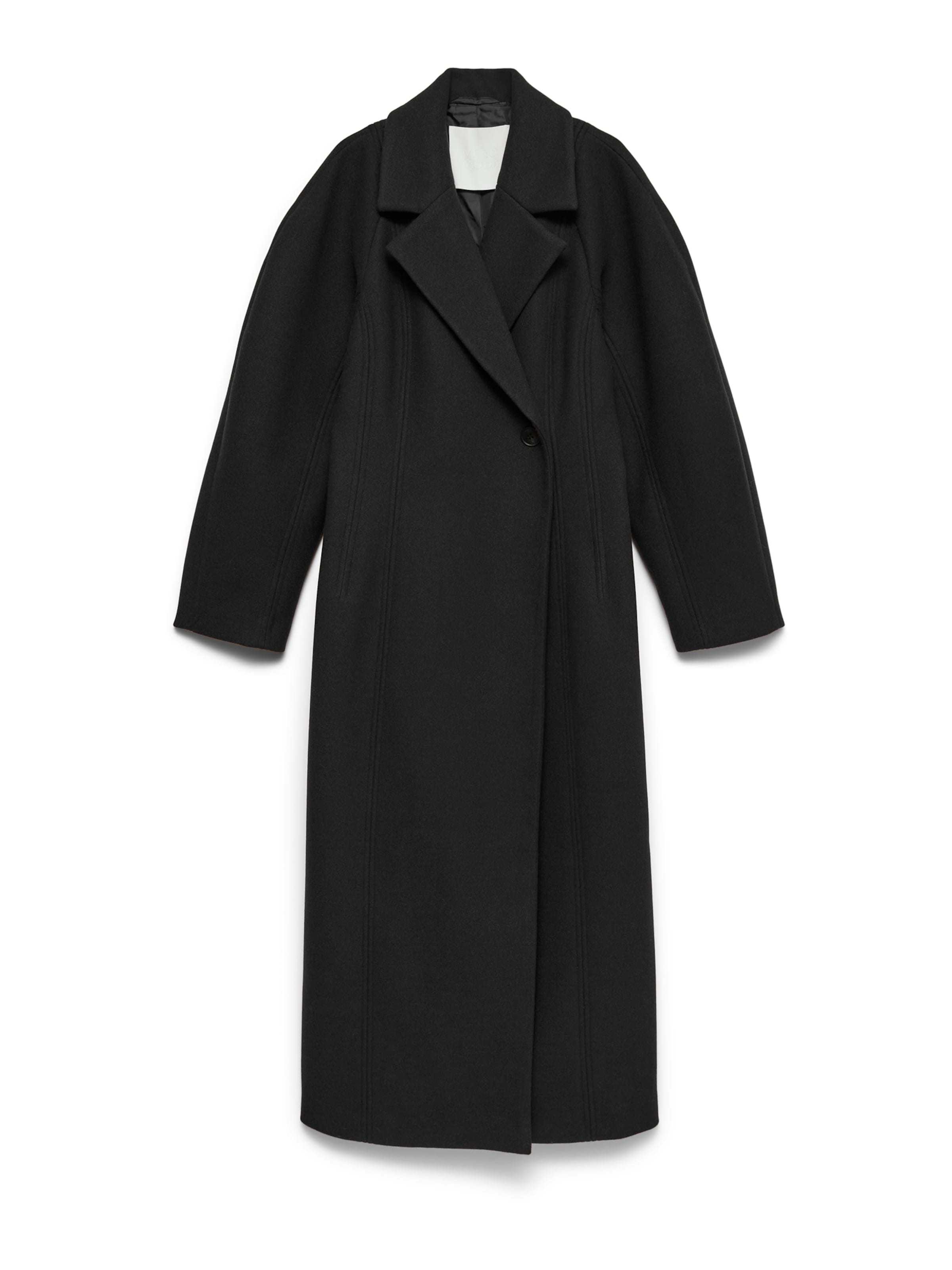 Manteau mi-saison 'VMAUTUMNCARRIE' Vero Moda Petite en noir : devant