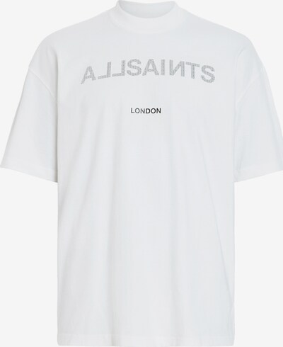 AllSaints T-Shirt en gris / noir / blanc, Vue avec produit