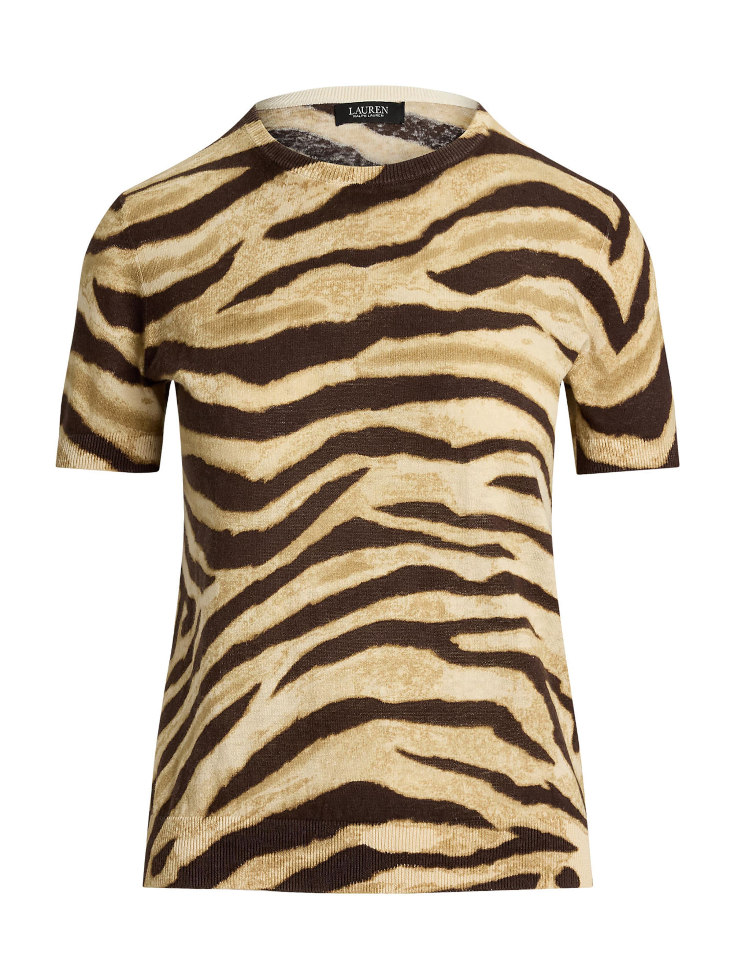 Pull-over Lauren Ralph Lauren en beige : devant