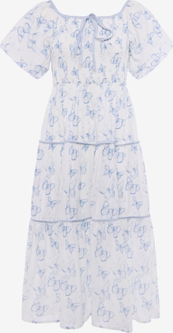 faina - Vestido em branco: frente