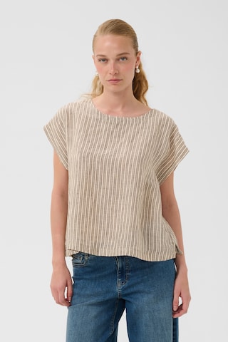 Chemisier 'Aniela' CULTURE en beige : devant