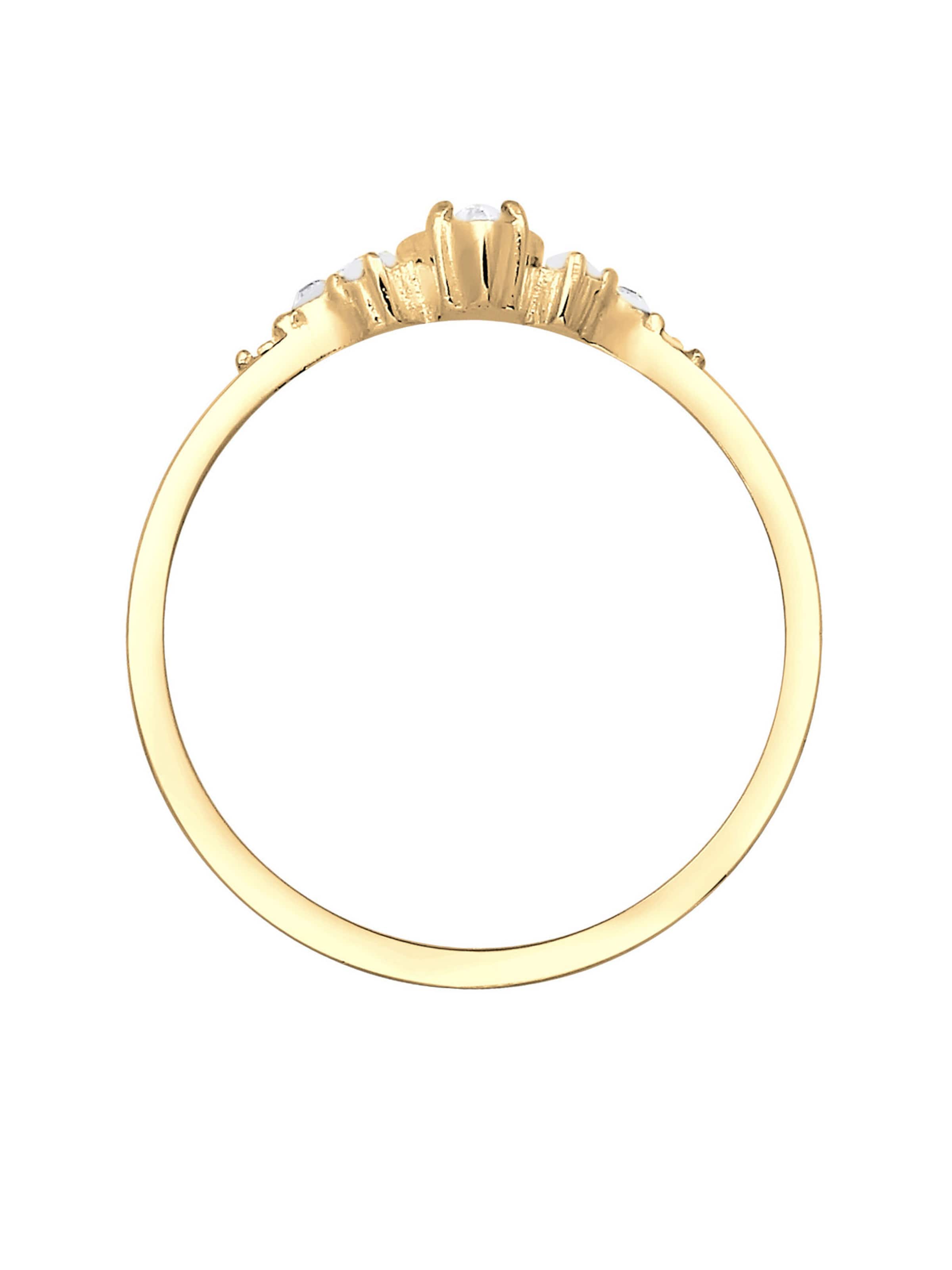 ELLI Ring 'Kristall' in Gold