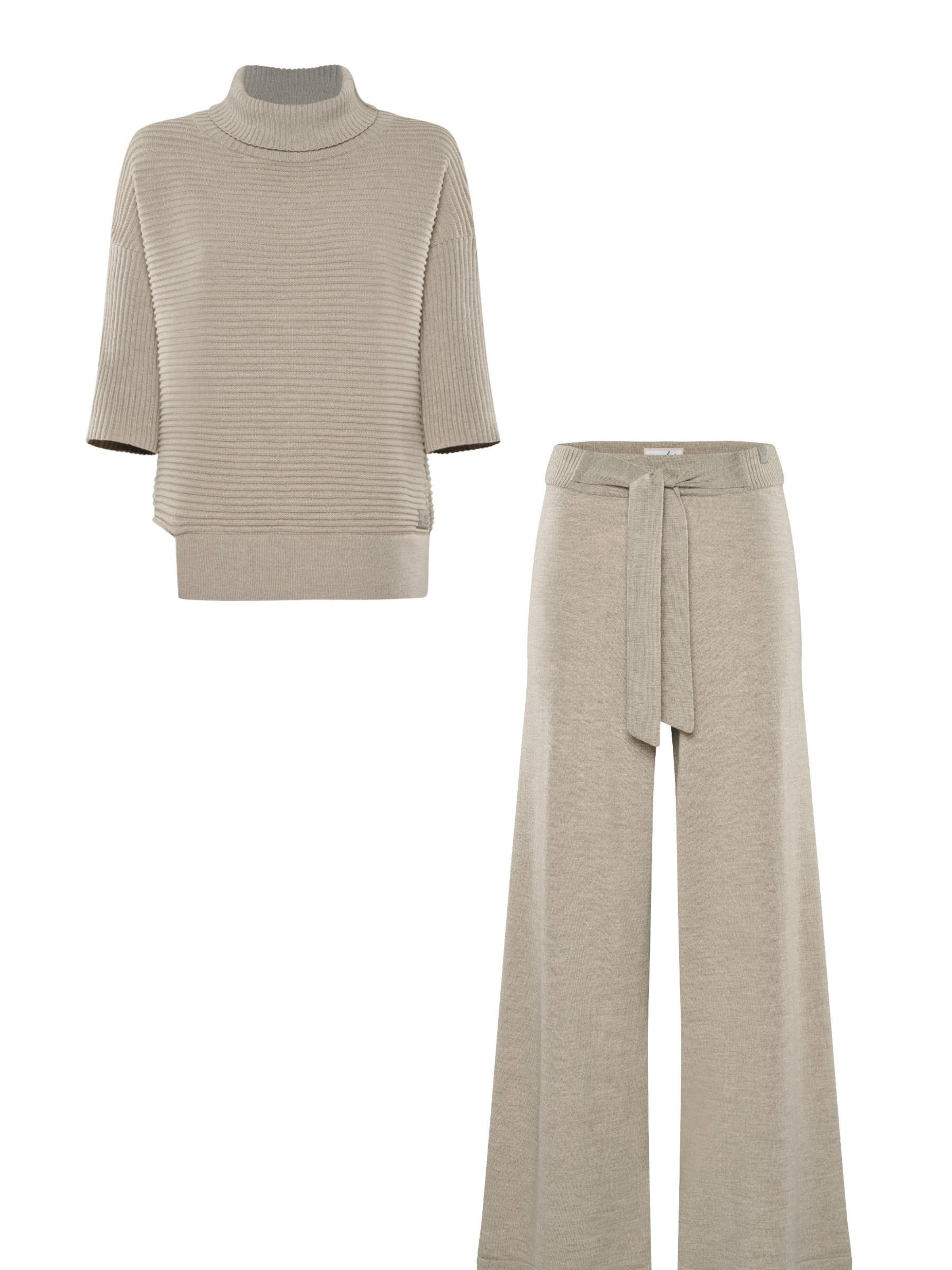 YOU LOOK PERFECT Hausanzug 'LOUNGEWEAR SET  - Pullover Bailey & Pants Bailey'‌ in Grau