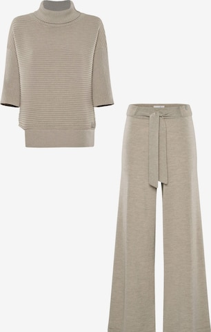 Tenue d'intérieur 'LOUNGEWEAR SET - Pullover Bailey & Pants Bailey' YOU LOOK PERFECT en gris : devant
