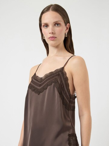 YAS Bluse 'YASFrankie' i brun