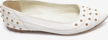 Tod's Flats & Loafers in 36 in White: front