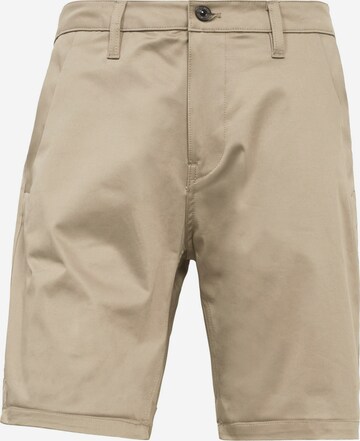 G-Star RAW Chino Pants 'Bronson Straight' in Beige: front