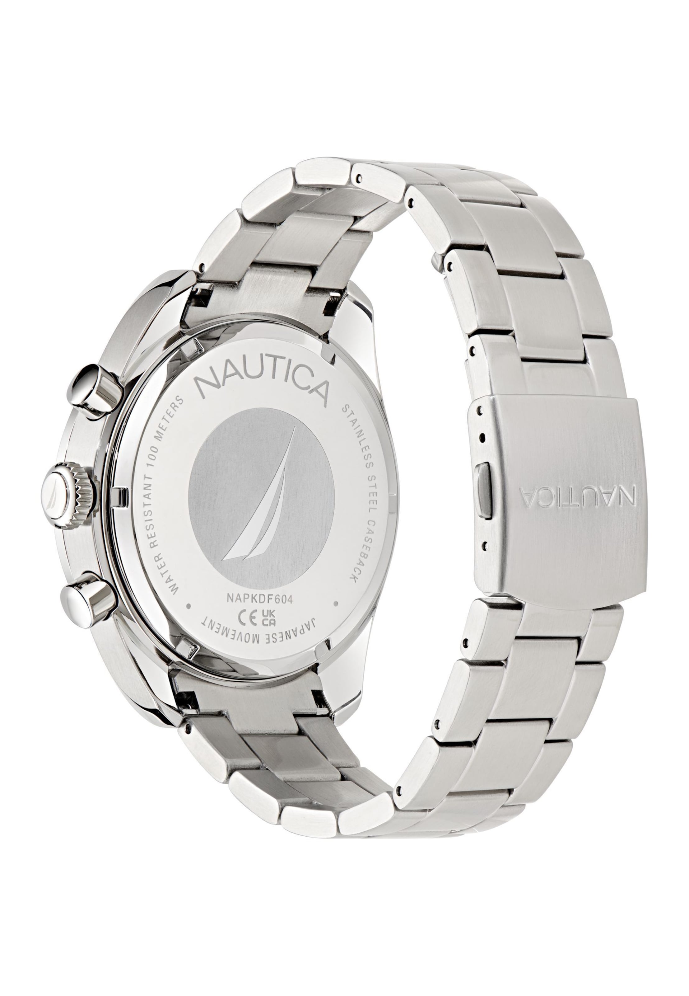 Montre à affichage analogique ' KEDGE ' NAUTICA en argent