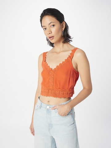 ABOUT YOU Top 'Giona' in Orange: front