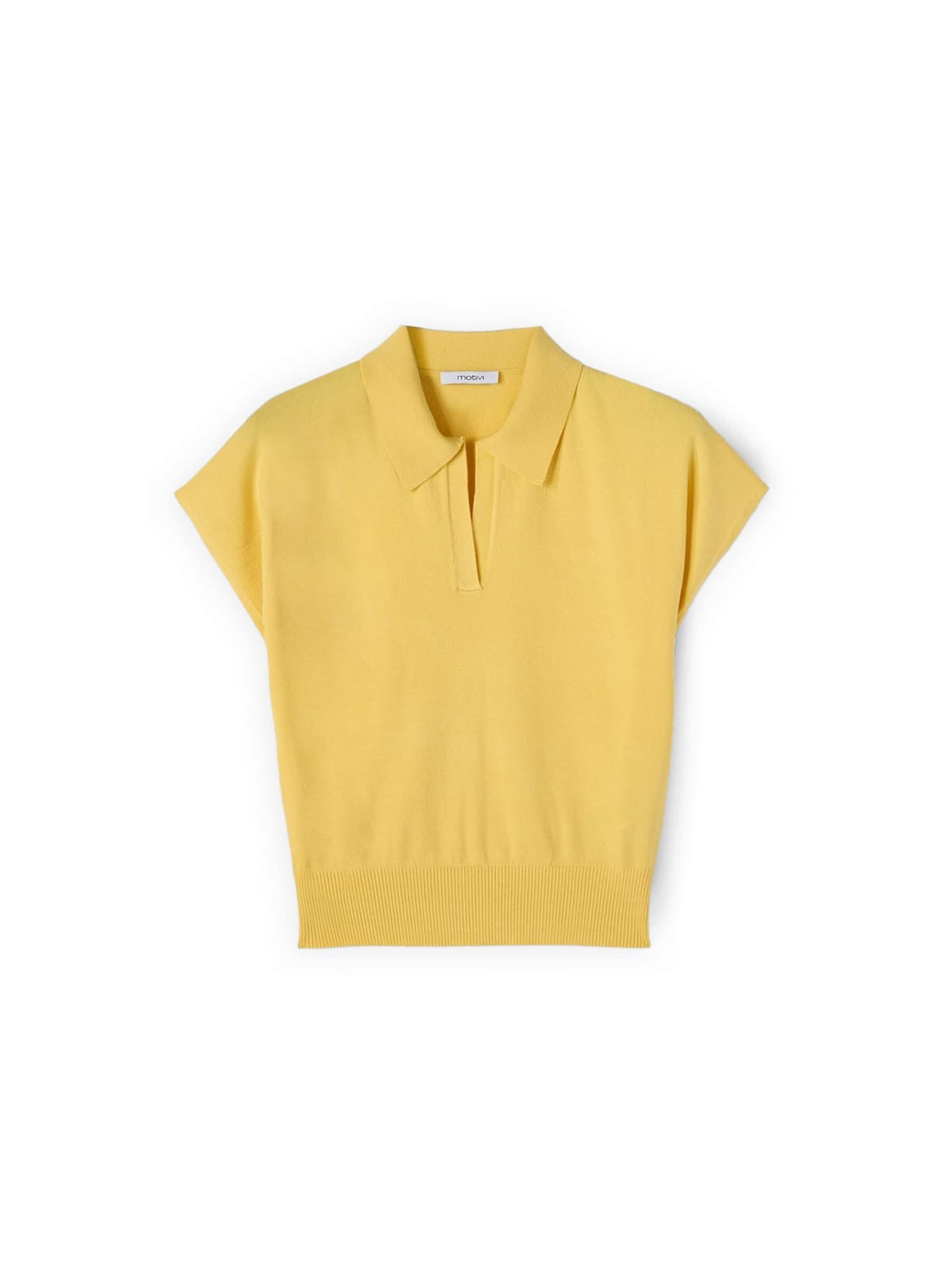 MOTIVI Sweater in Yellow: front