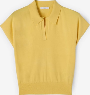 Pull-over MOTIVI en jaune : devant