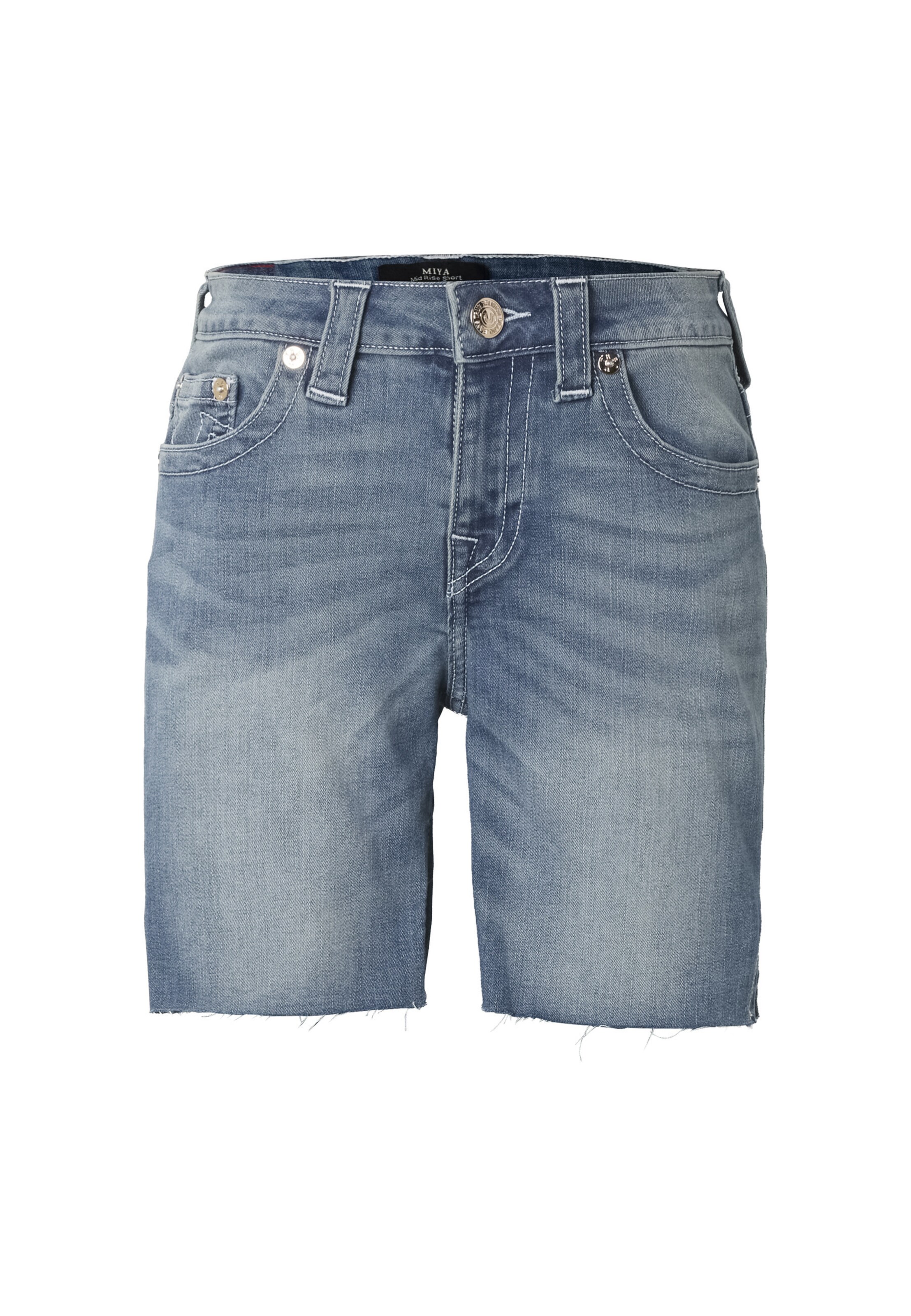 Coupe slim Jean 'Miya' True Religion en bleu : devant