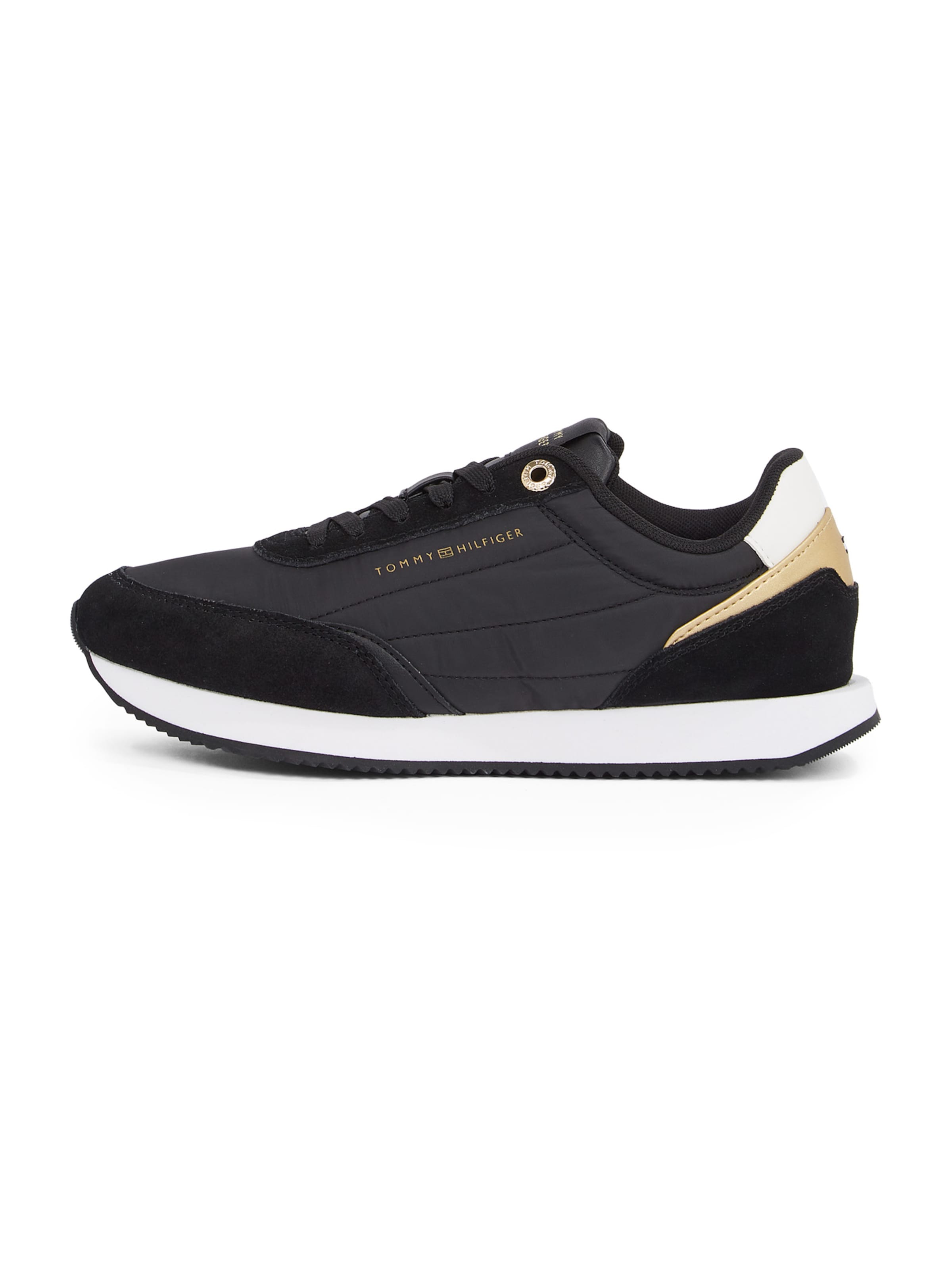 TOMMY HILFIGER Σνίκερ χαμηλό 'Essential' σε μαύρο: μπροστά