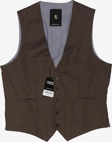 Mey & Edlich Weste L-XL in Braun: Vorderseite