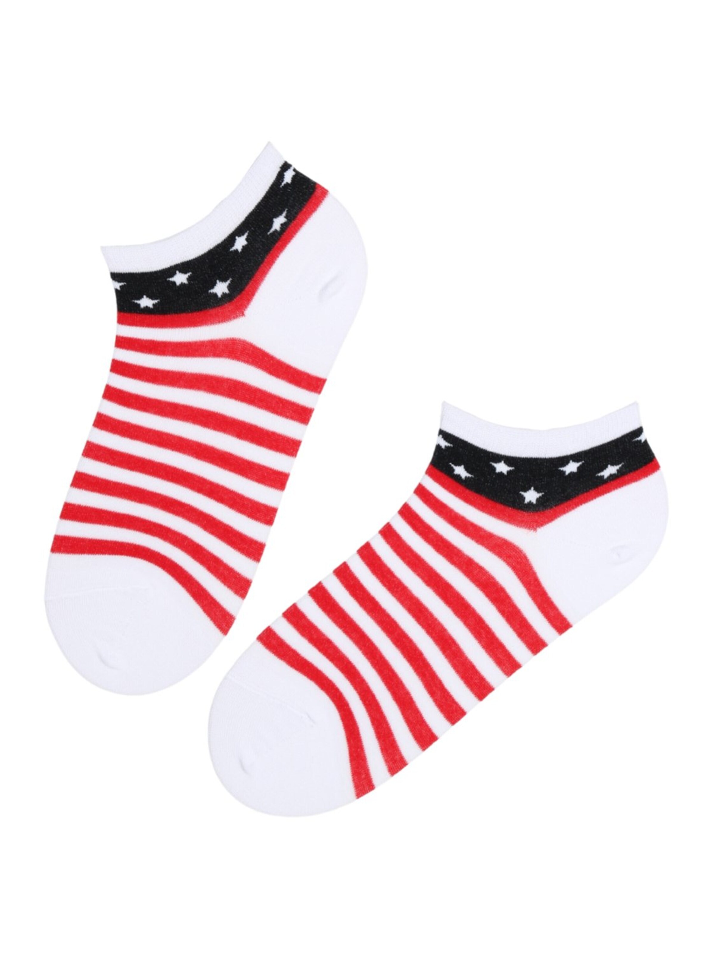 Sokisahtel Sokker 'USA low-cut cotton socks' i 36-40 i hvid, Produktvisning