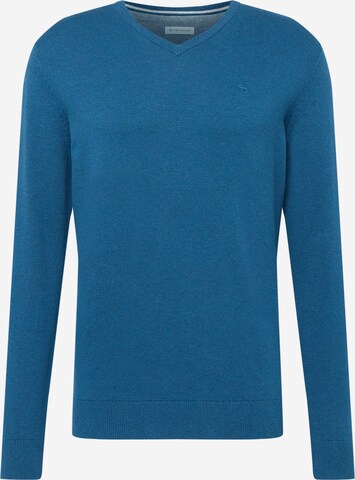 TOM TAILOR Sweater in Blue: front