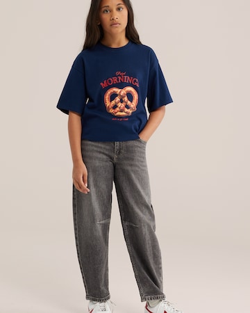WE Fashion - Camiseta en azul