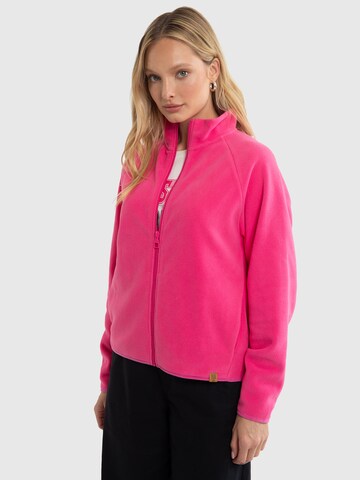 BIG STAR Fleece Jacket 'Sherley' in Pink